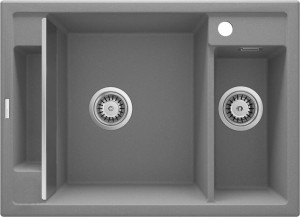 Deante Magnetic Zlewozmywak granitowy magnetyczny 1,5 komorowy - ZRM_S503 