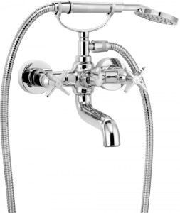 Deante Temisto Bateria wannowa z zestawem prysznicowym - BQT_011D