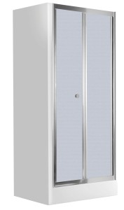 Deante Flex Drzwi prysznicowe wnękowe 80 cm - składane KTL_622D 