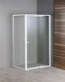 AMICO drzwi prysznicowe do wnęki, obrotowe, 820-1000x1850mm, szkło czyste