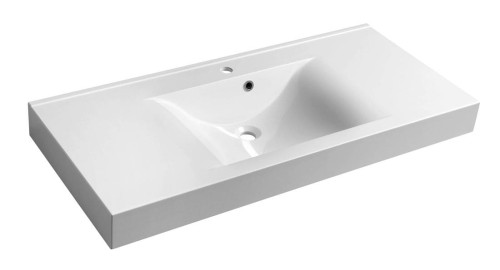 FLAVIA umywalka kompozytowa 110x50cm, biała