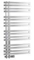 VOLGA grzejnik łazienkowy 500x976mm, 308W, stal nierdzewna szczotkowana