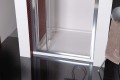 LUCIS LINE drzwi prysznicowe składane 900mm, szkło czyste