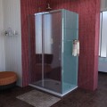LUCIS LINE drzwi prysznicowe 1100mm, szkło czyste