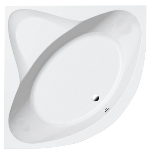 DYJE wanna narożna 150x150x42cm, biała