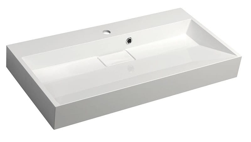 Sapho AMUR umywalka meblowa/ścienna kompozytowa 90x9x46cm - 55032