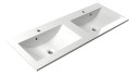 YUKON umywalka kompozytowa 120x45cm, biała