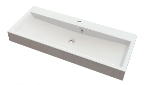 ORINOKO umywalka kompozytowa 100x42cm, biała