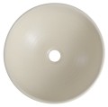 ATTILA umywalka ceramiczna, średnica 42,5cm, kość słoniowa