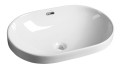 LIMA umywalka ceramiczna wpuszczana w blat 59,5x39,5cm