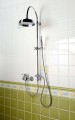 VANITY zestaw prysznicowy z podłączeniem do baterii, retro, chrom