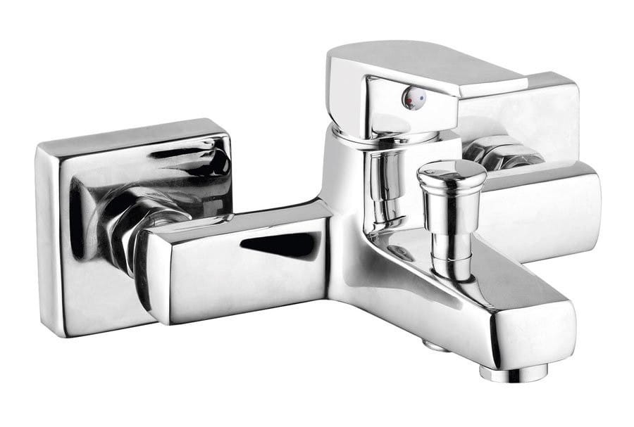 Aqualine ARETA 35 bateria wannowa ścienna chrom - GH126 