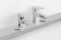 ARETA 35 bateria umywalkowa bez odpływu, chrom
