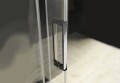 FONDURA drzwi prysznicowe przesuwne 1100mm, szkło czyste