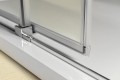 FONDURA drzwi prysznicowe przesuwne 1200mm, szkło czyste