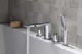 MIXONA bateria na brzeg wanny, chrom
