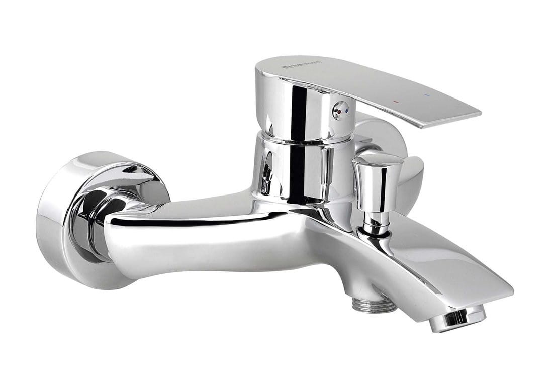 Sapho TREVIA bateria wannowa ścienna chrom - TN010