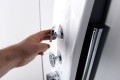 MOLA panel prysznicowy 210x1300mm z baterią termostatyczną, narożny