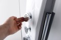 MOLA panel prysznicowy 210x1300mm z baterią termostatyczną, narożny