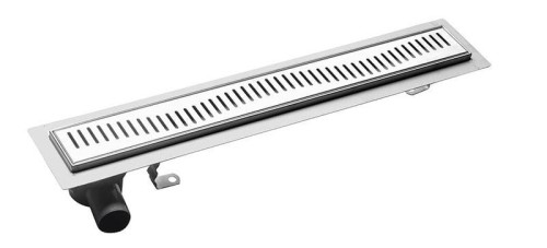 VENTO odpływ liniowy z rusztem, 760x140x92 mm, stal nierdzewna