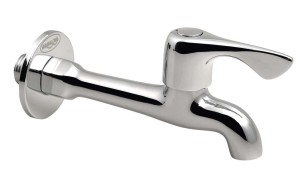 Aqualine Zawór kulowy ścienny 1/2" - chrom ZY12062