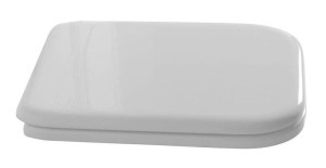 Kerasan WALDORF deska WC retro, Soft Close, biała/chrom