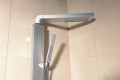 ROME zestaw prysznicowy z podłączeniem do baterii, wysokość 822cm, aluminium