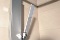 ROME zestaw prysznicowy z podłączeniem do baterii, wysokość 822cm, aluminium