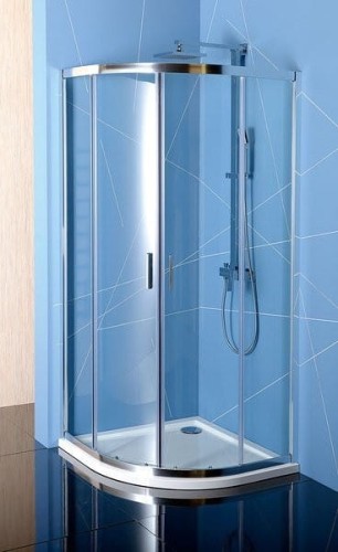 EASY LINE kabina prysznicowa półokrągła 900x900mm, L/R, szkło czyste