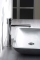 RHAPSODY bateria umywalkowa wysoka z przedłużoną wylewką, bez odpływu, chrom