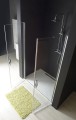 ONE podwójne drzwi do wnęki 980-1020 mm, szkło czyste