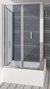 DEEP kabina prysznicowa 1000x900mm wariant L/P, szkło czyste