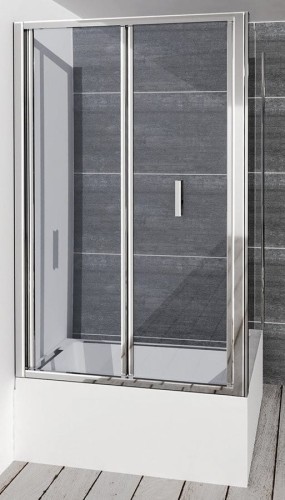 DEEP kabina prysznicowa 1000x900mm wariant L/P, szkło czyste