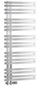 Sapho VOLGA grzejnik łazienkowy 500x1238mm 311 W stal nierdzewna szczotkowana - NR512