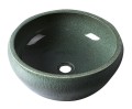 PRIORI umywalka ceramiczna, średnica 42cm, zielona