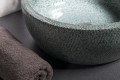 PRIORI umywalka ceramiczna, średnica 42cm, zielona
