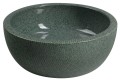 PRIORI umywalka ceramiczna, średnica 42cm, zielona