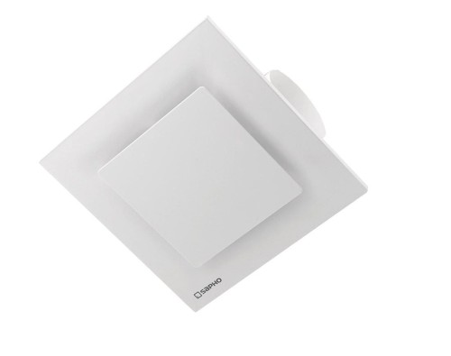 TECTO wentylator sufitowy, osiowy z wył. czasowym, 20W, wylot 100mm, biały