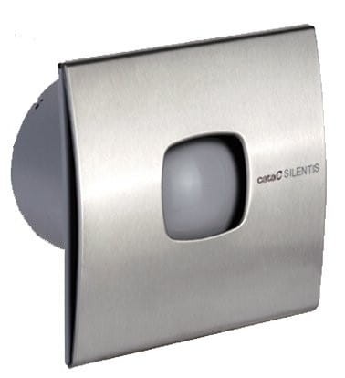 SILENTIS 10 INOX wentylator łazienkowy, osiowy, 15W, O100mm, stal nierdzewna