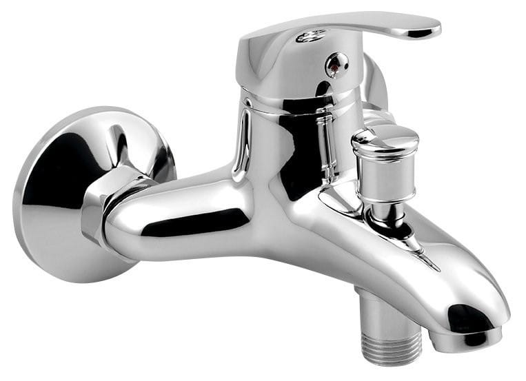AQUALINE 35 bateria wannowa ścienna, rozstaw 100mm, chrom - v
