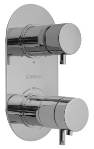 Sapho RHAPSODY bateria prysznicowa podtynkowa termostatyczna 3 wyjścia chrom - 5592T