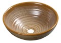 ATTILA umywalka ceramiczny 42,5cm, brązowa