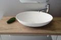 THIN umywalka nablatowa 600x400x145mm, biały mat