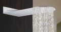 SLIM deszczownia ścienna 220x500x2,4mm, stal nierdzewna polerowana