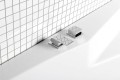 INFINIT bateria na brzeg wanny, dwuelementowa, chrom