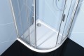 EASY LINE kabina prysznicowa półokrągła 900x800mm, L/R, szkło czyste