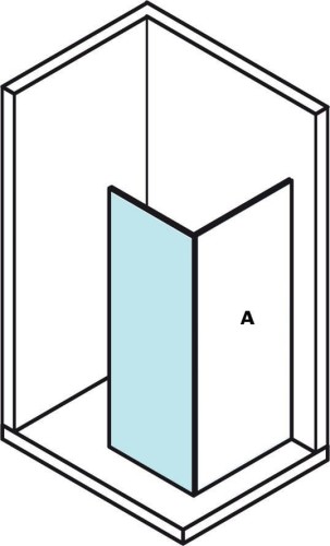 MODULAR SHOWER ścianka do panela obrotowego, 700 mm