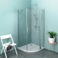 ZOOM LINE kabina prysznicowa półokrągła 1000x1000mm, szkło czyste, prawa