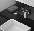 NOTOS bateria umywalkowa dwuelementowa, ścienna, chrom