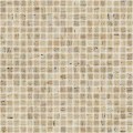 ZEN Travertino Glass mosaic 25x25 mm (plato 31,2x49,5) (bal.= 2,00m2)